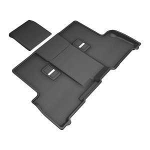 Toyota Sequoia Floor Mats - 3rd Row - 3D MAXpider - Kagu - Black - `23-`26 Toyota Sequoia Floor Mats - 3rd Row - 3D MAXpider - Kagu - Black - `23-`26